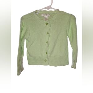 George lime green cardigan 3T